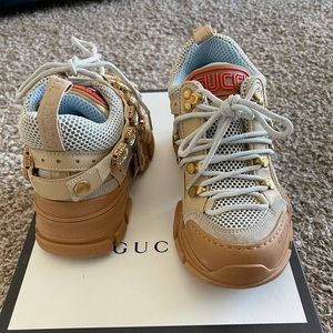GUCCI
Flashtrek embellished sneakers
